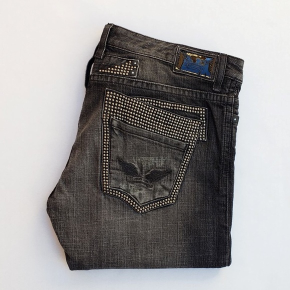 New Men's ROBIN'S JEAN sz 40 Slim Studded Jeans